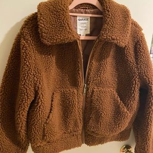 Women’s garage teddy sherpa jacket
